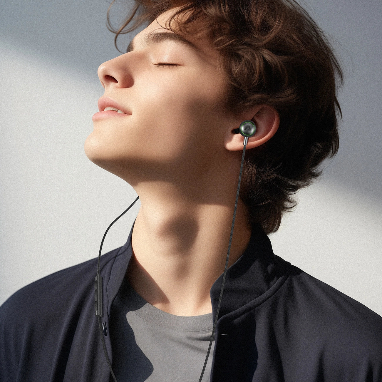 Acefast L5 Wired In-Ear Headphones USB-C 1.2m - Black_5