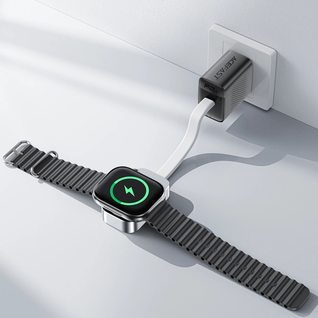 Acefast E21 5W Wireless Charger for Apple Watch - Silver_6
