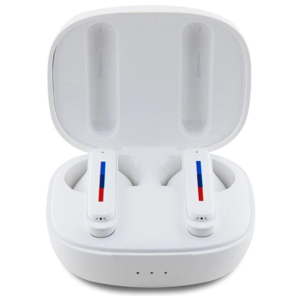 BMW Bluetooth headphones BMBEMIATP20LOH TWS + docking station white/white Printed Logos_1