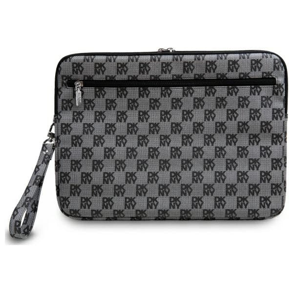 Pokrowiec na laptopa DKNY Sleeve Checkered Pattern Printed Stripes 14" - czarny_2