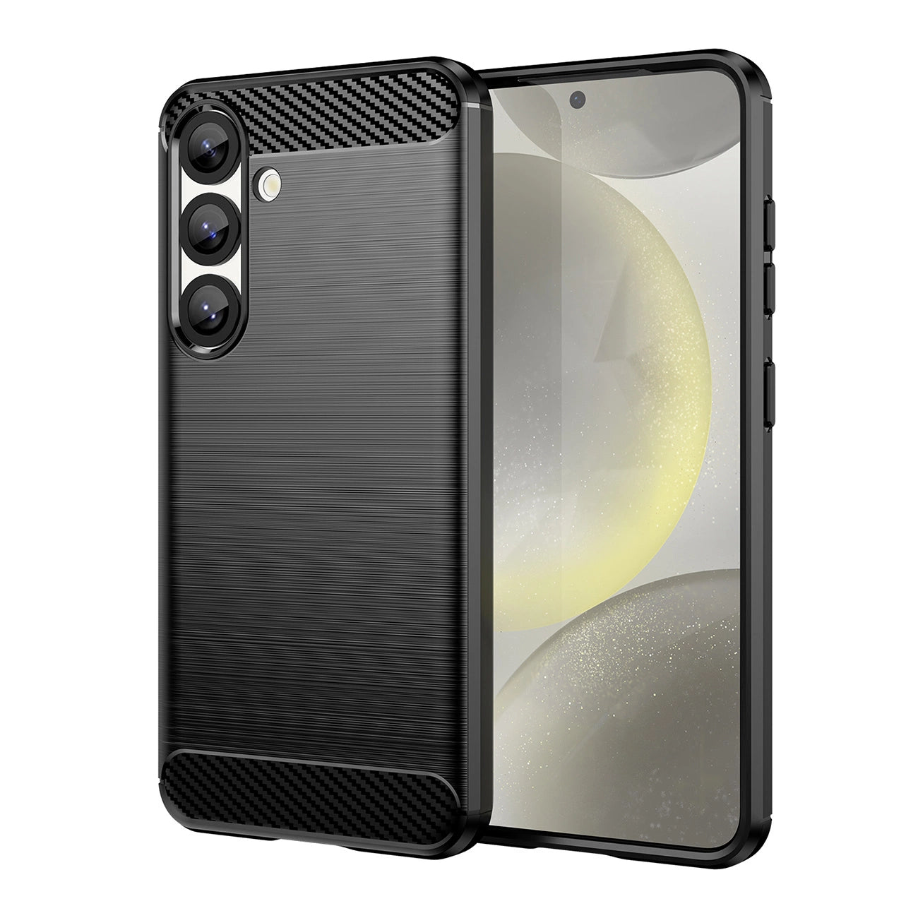 Carbon Case for Samsung Galaxy S25 - Black_0