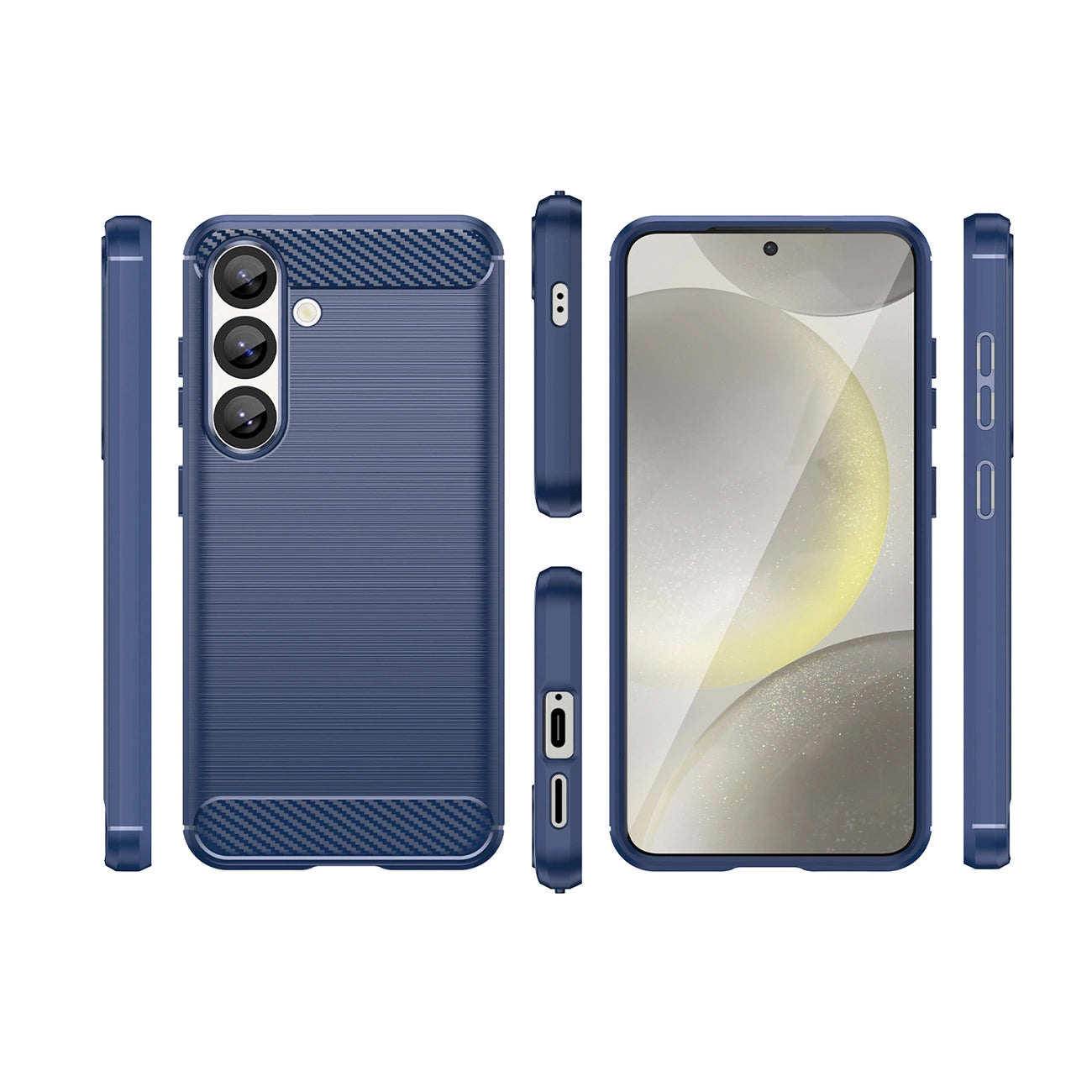 Carbon Case for Samsung Galaxy S25 - Blue_2