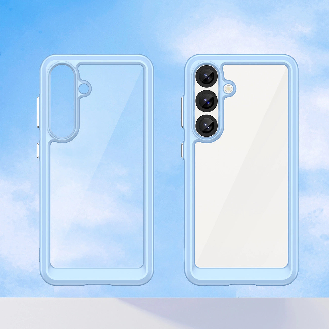 Outer Space Case with Gel Frame for Samsung Galaxy S25 - Blue_6