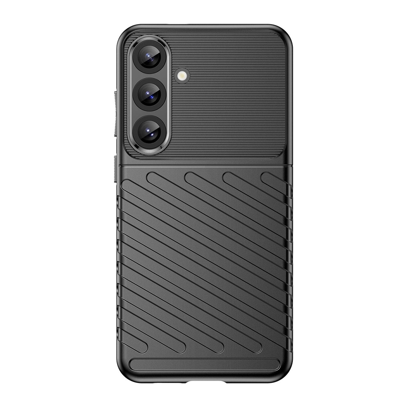 Thunder Case for Samsung Galaxy S25+ Silicone Armored Cover - Black_1