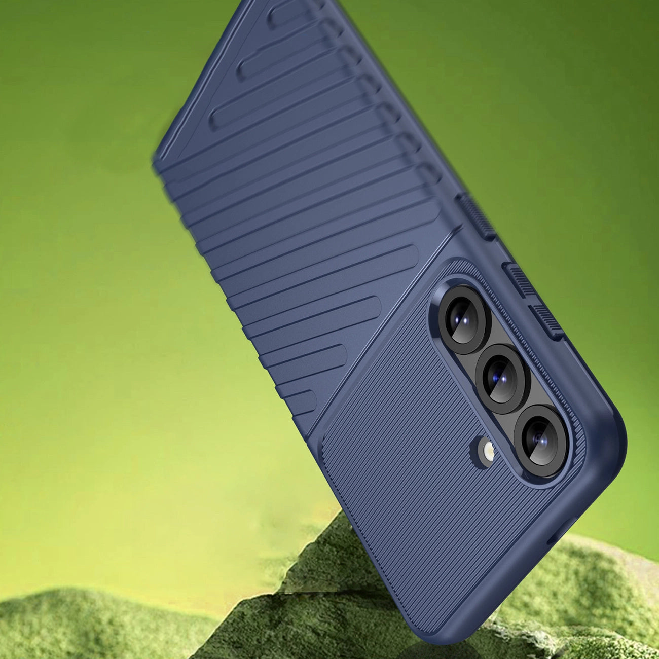 Thunder Case for Samsung Galaxy S25+ Silicone Armored Cover - Blue_3