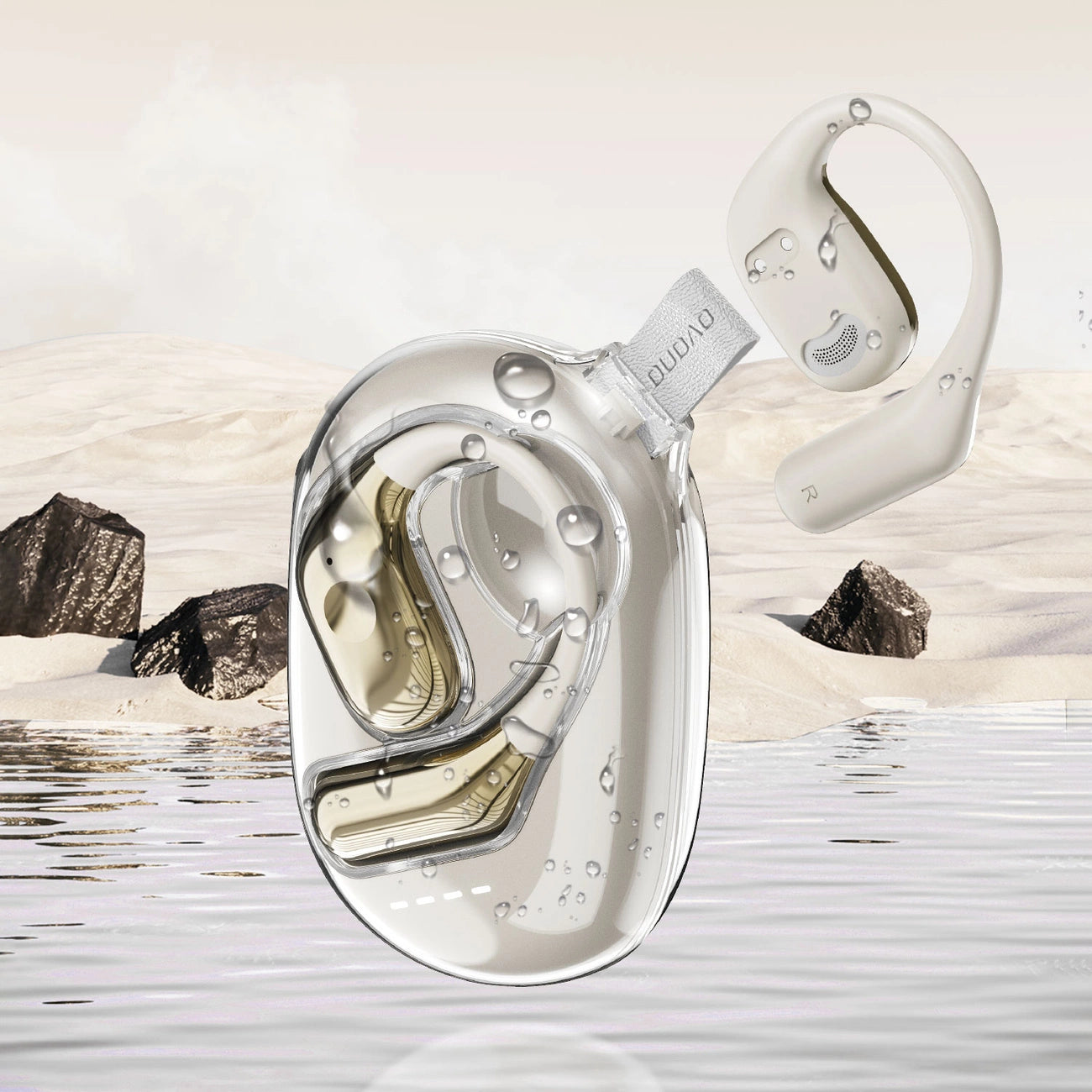 Dudao U17Max OWS Bluetooth Headset - White_4