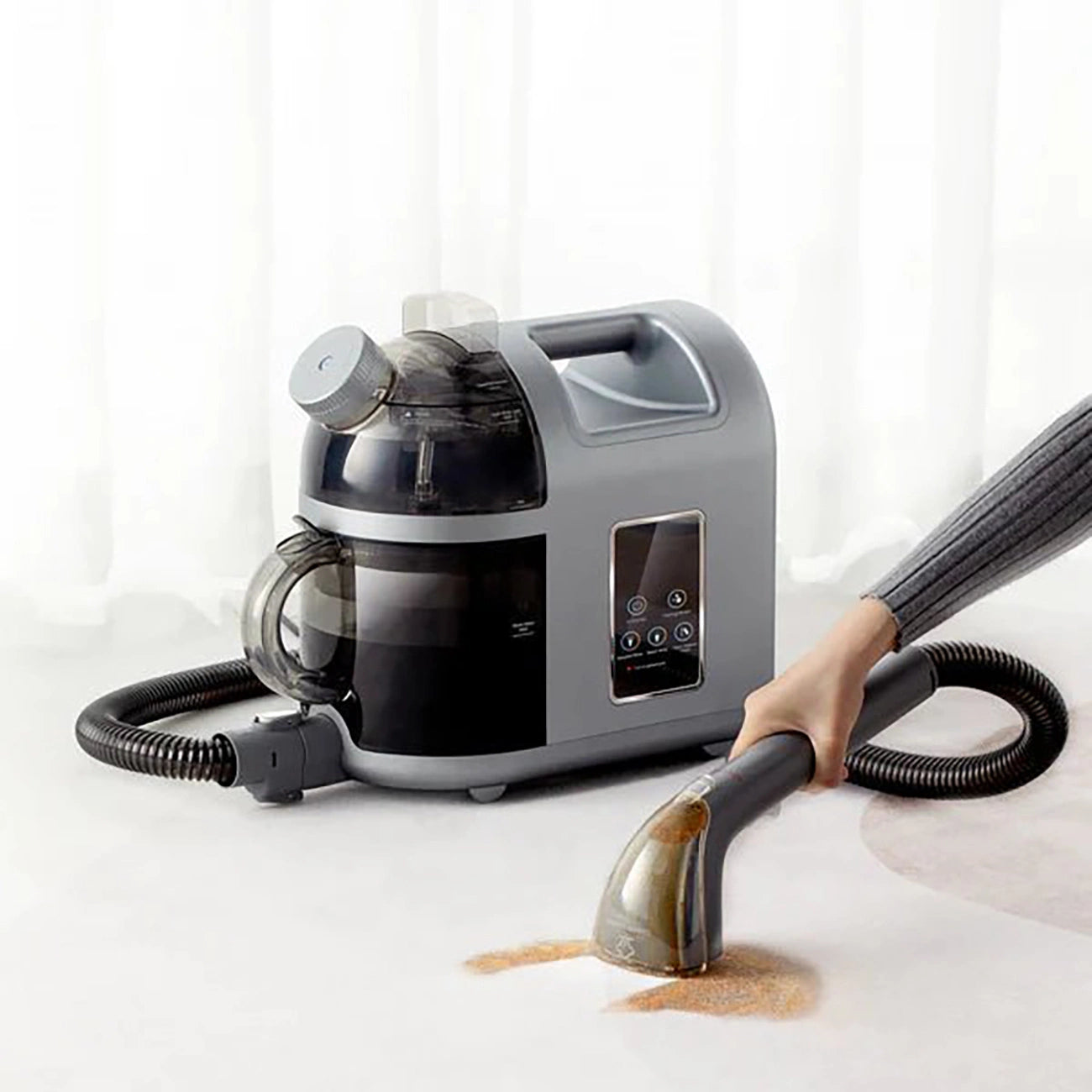 UWANT B200 12000Pa 1900W washing vacuum cleaner with Deep Cleaning steam cleaning function - gray_13