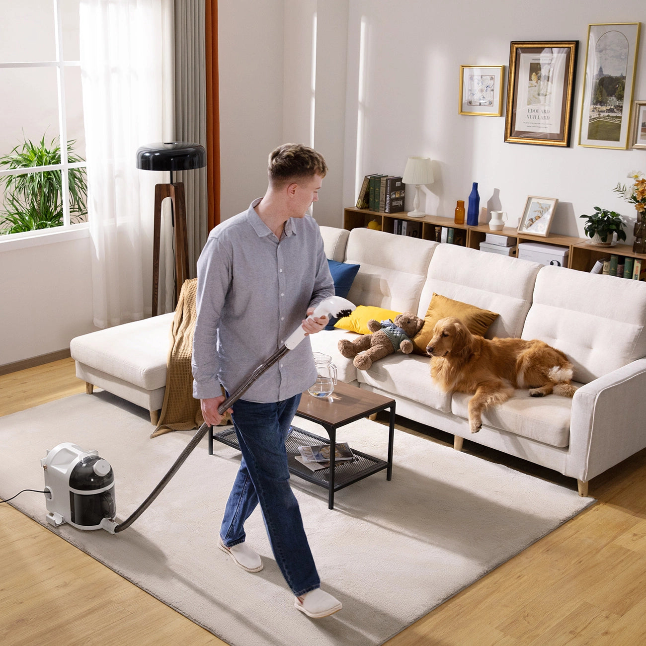 UWANT B200 12000Pa 1900W washing vacuum cleaner with Deep Cleaning steam cleaning function - gray_9