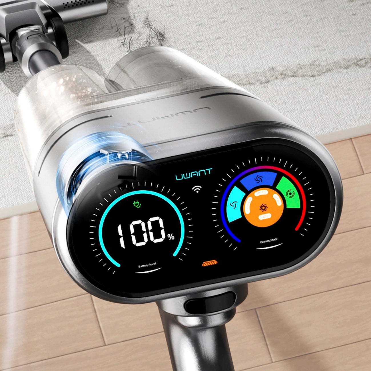 UWANT V100 Cordless Vacuum Cleaner - Gray_11