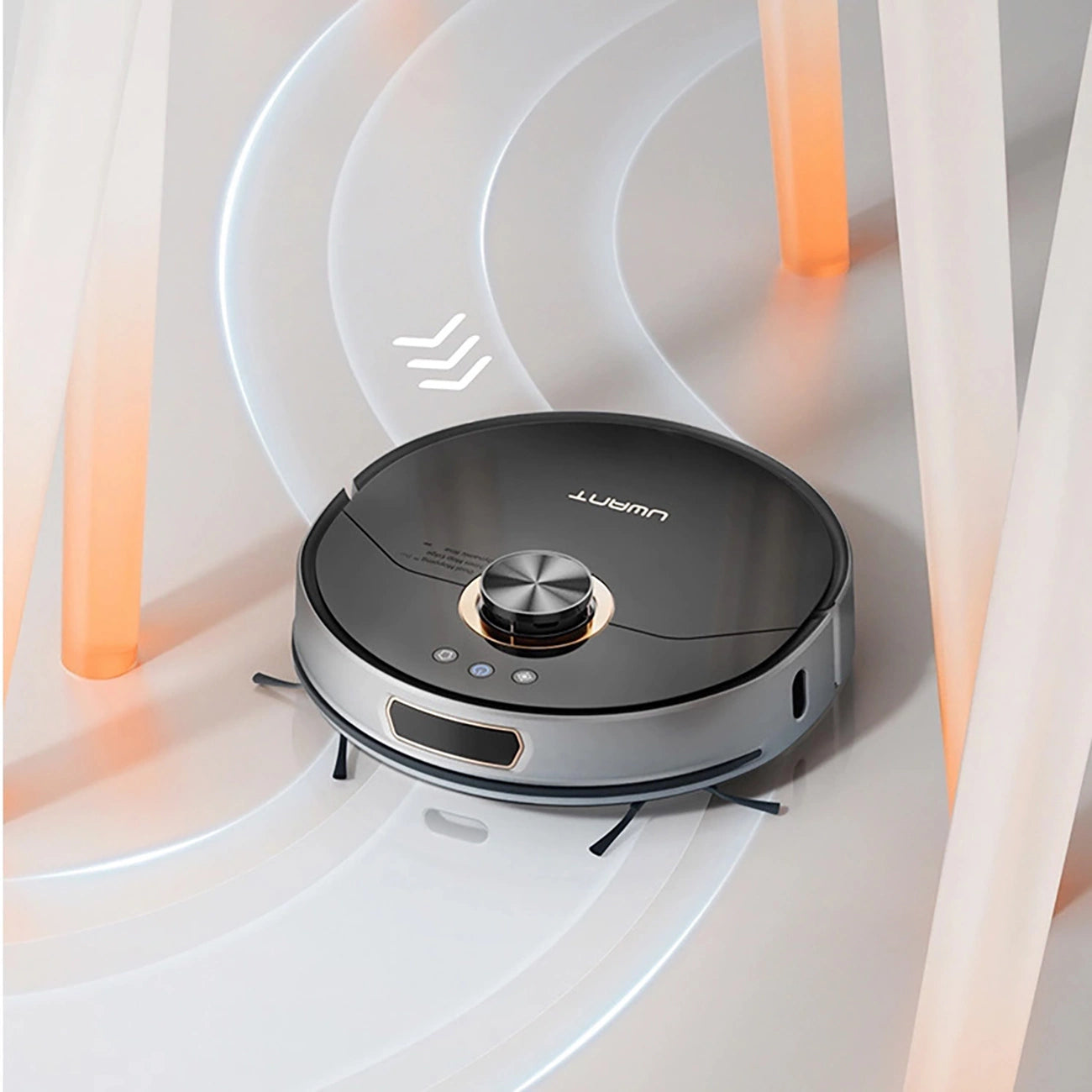UWANT U200 Pro Robot Vacuum Cleaner with Mop Function + Charging/Cleaning Station - Gray_14