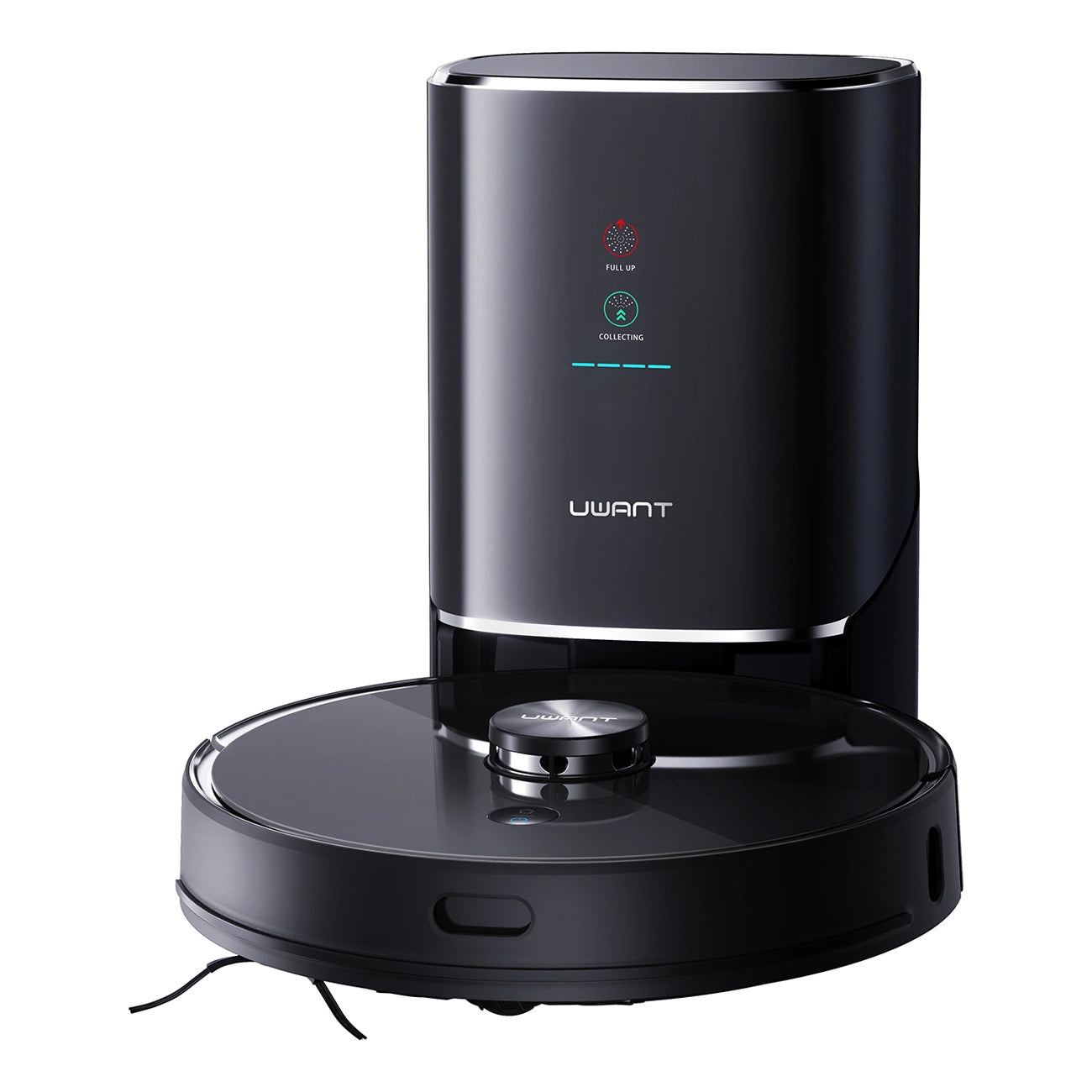 UWANT U100 Robot Vacuum Cleaner with Mop Function + Charging/Cleaning Station - Black_4