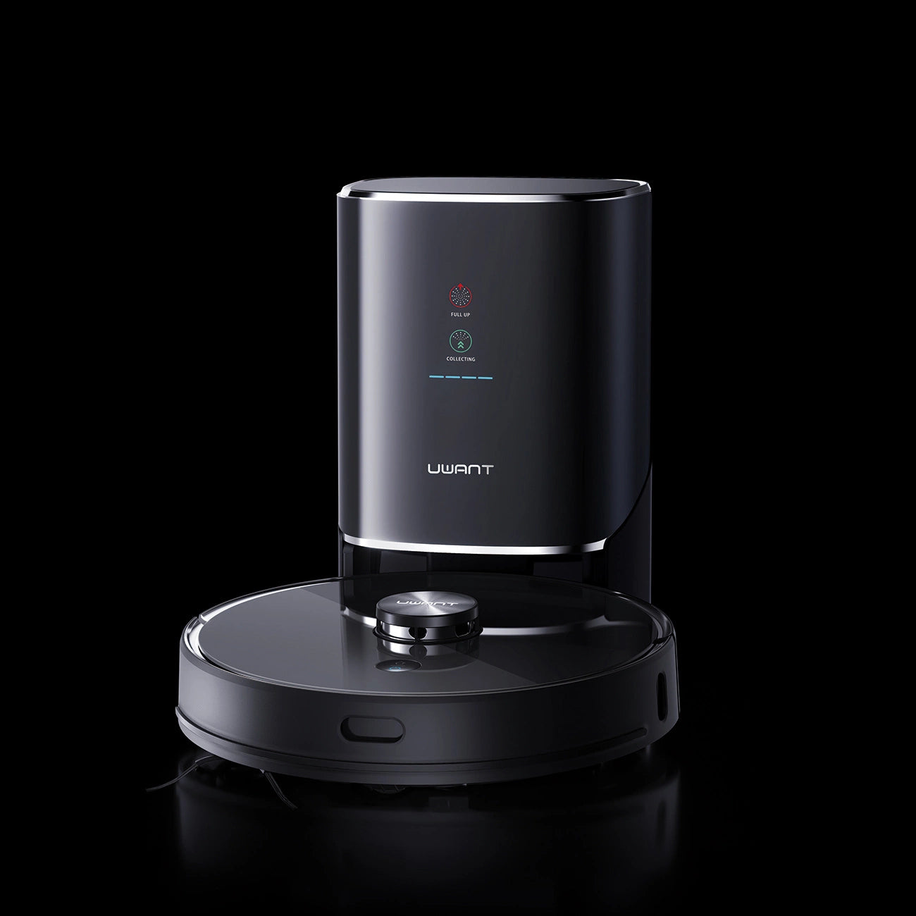 UWANT U100 Robot Vacuum Cleaner with Mop Function + Charging/Cleaning Station - Black_9