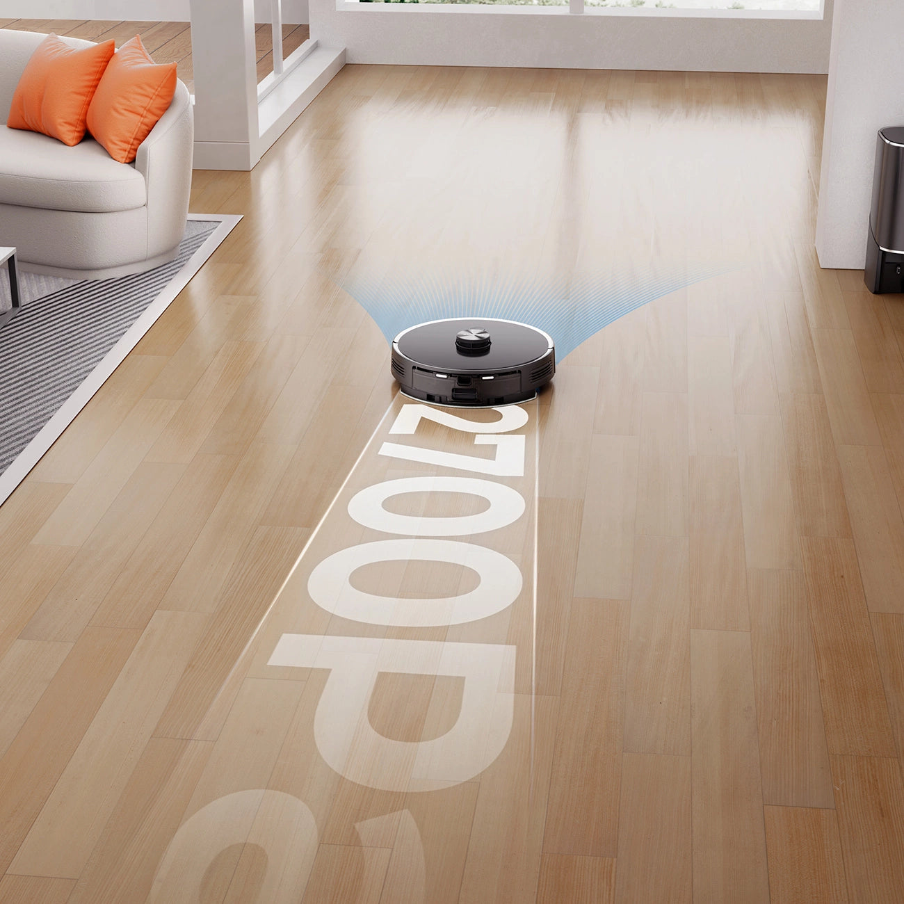 UWANT U100 Lite Robot Vacuum Cleaner with Mop Function + Charging Station - Gray_9