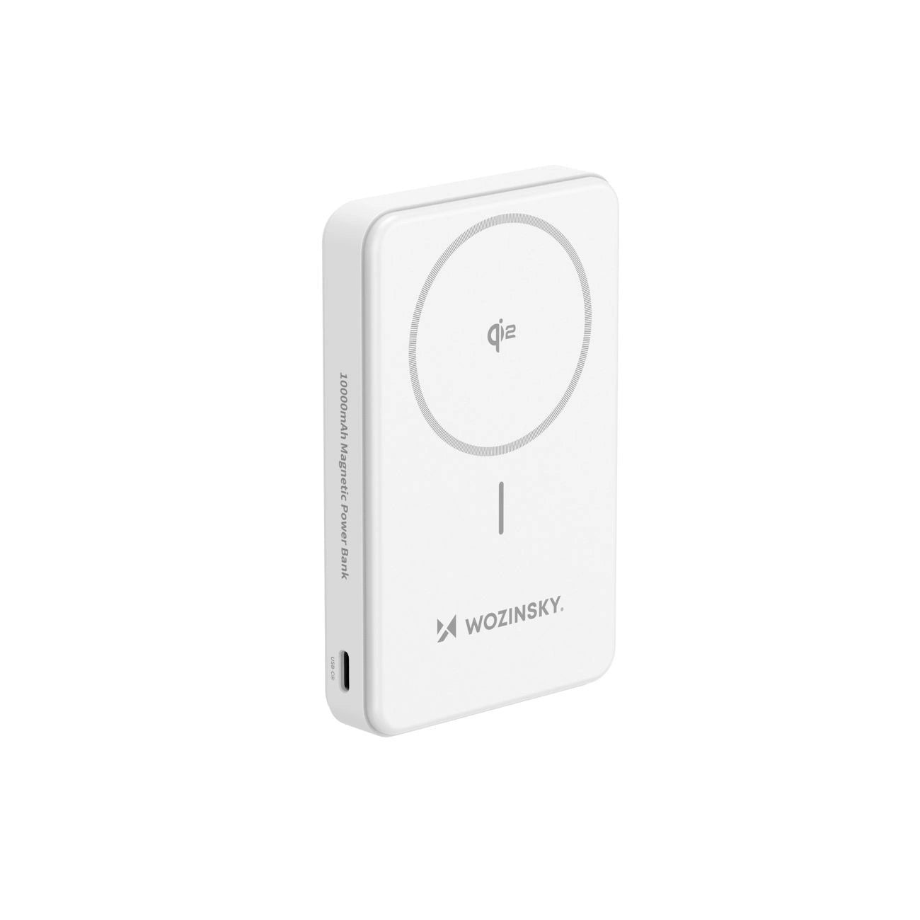 Powerbank Wozinsky WLWP-10KA0Y3WS 22.5W PD Qi2 10000 mAh, with stand, 1x USB-A, 1x USB-C - white_2