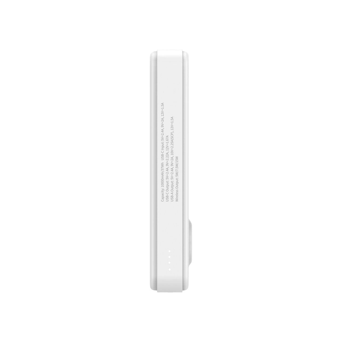 Powerbank Wozinsky WLWP-10KA0Y3WS 22.5W PD Qi2 10000 mAh, with stand, 1x USB-A, 1x USB-C - white_18