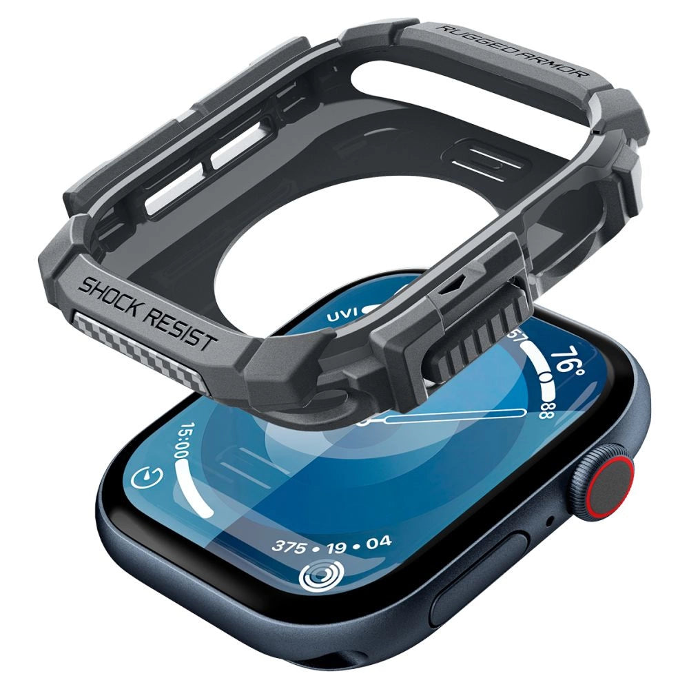 Spigen Rugged Armor Case for Apple Watch 10 46mm - Gray_5