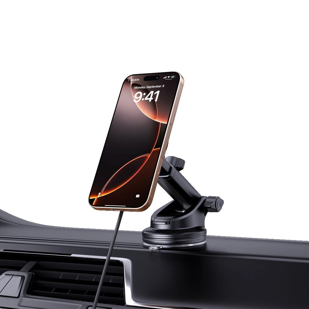 Tech-Protect MM15W-V7 QI2 Car Holder with Inductive Charger - Black_7