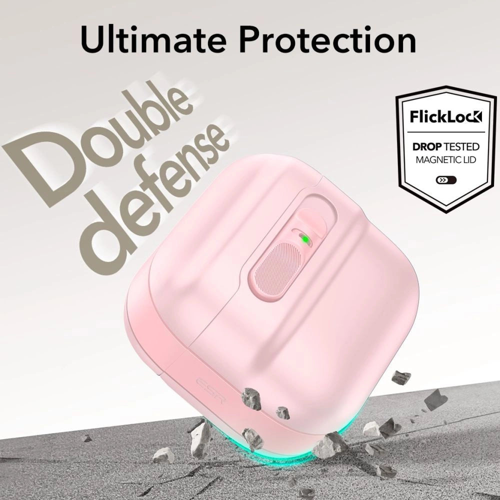 ESR Pulse Halolock Magsafe case for AirPods 4 - pink_6