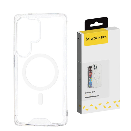 Wozinsky Clear Corner Case MagSafe Samsung Galaxy S25+ Transparent_0