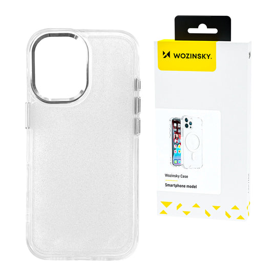 Wozinsky Glitter Case for Samsung Galaxy S25 - Clear with Glitter_0
