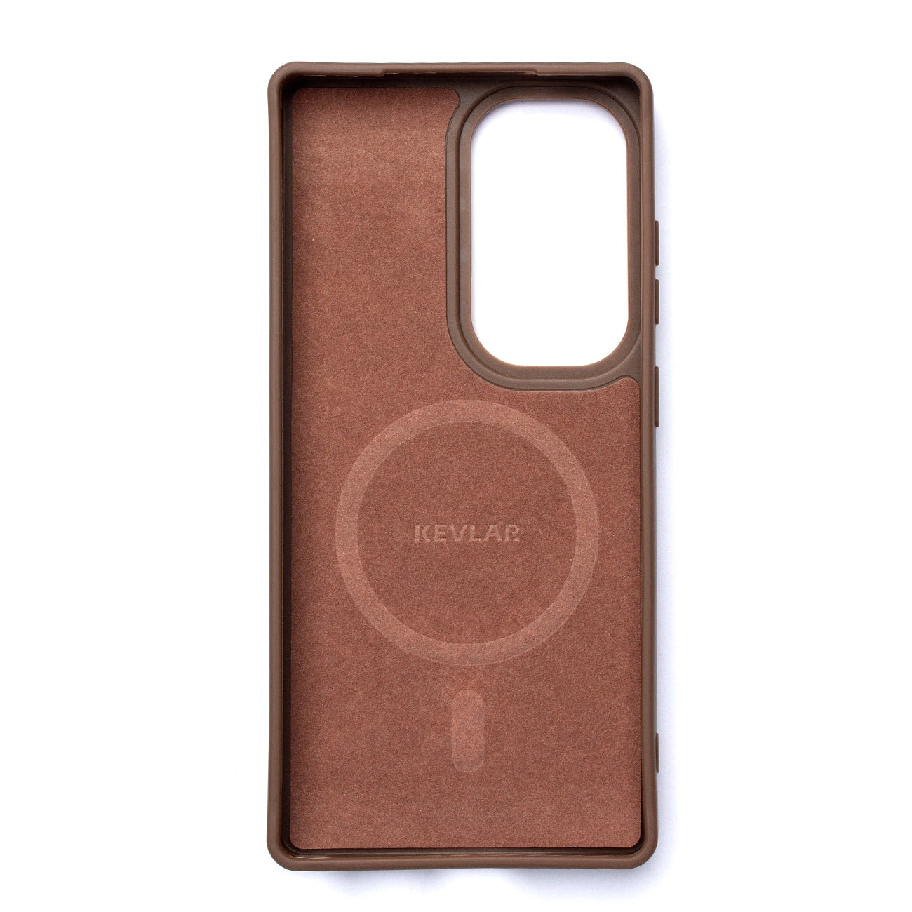 Wozinsky Carbon Fiber Case with MagSafe for Samsung Galaxy S25 - Brown_1