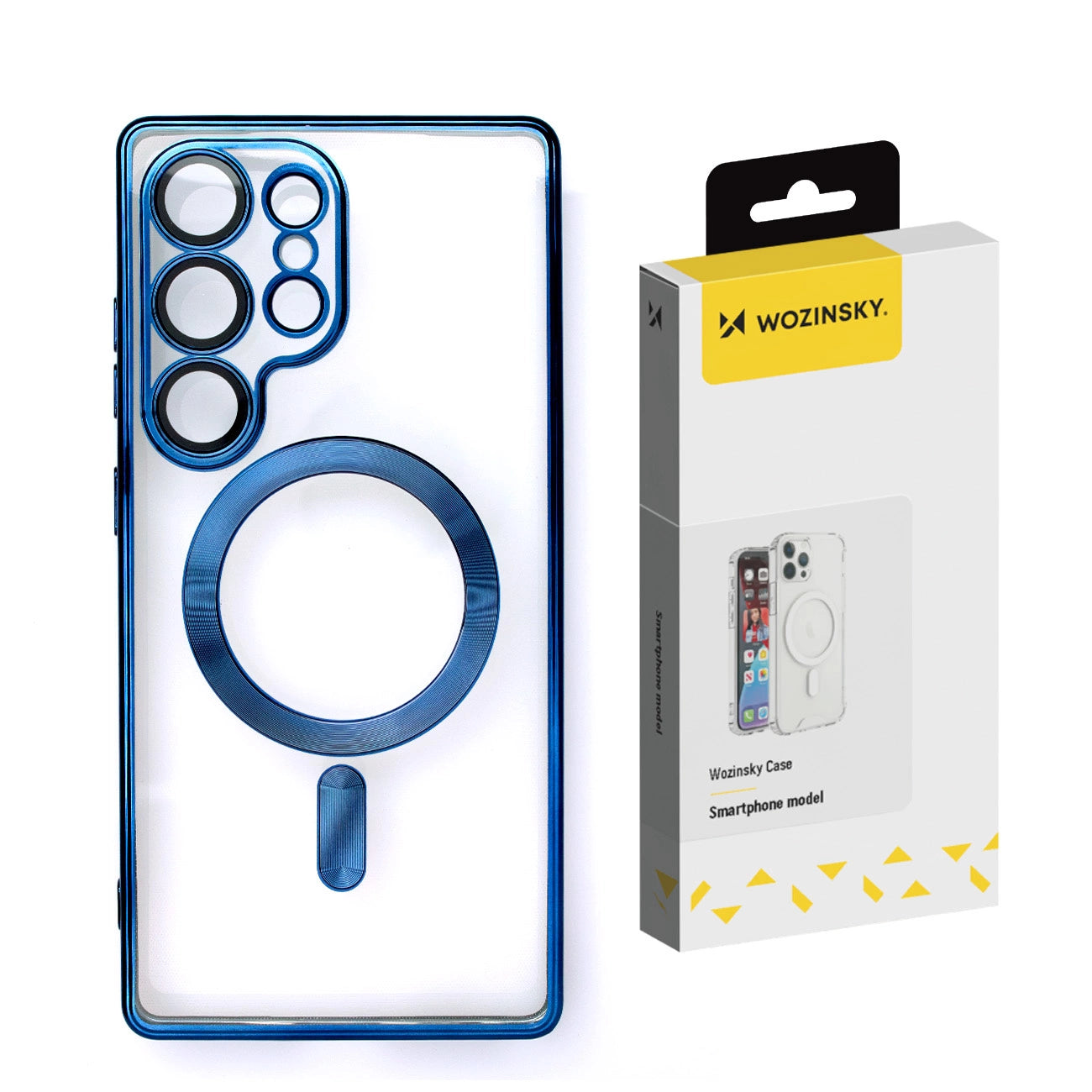 Wozinsky Electroplated Case with Magsafe for Samsung Galaxy S25 - Blue_0