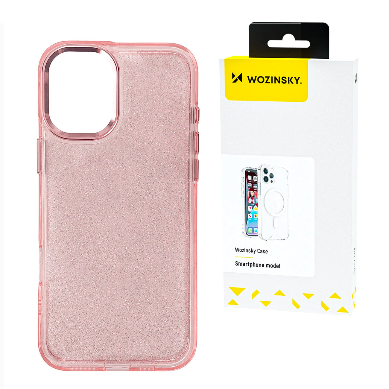 Wozinsky Glitter Case for Samsung Galaxy S24 FE - Pink with Glitter_0