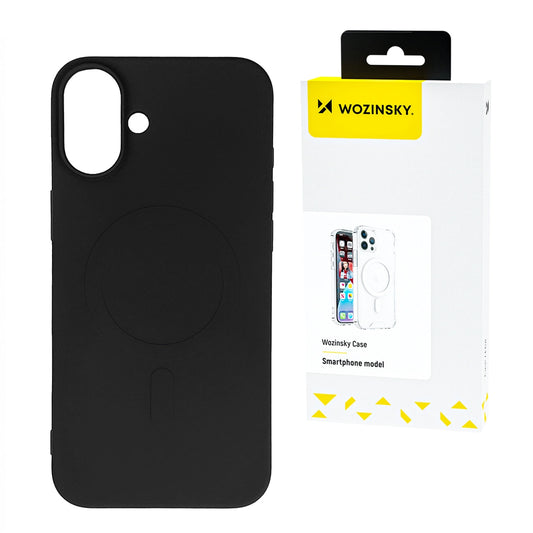 Wozinsky Liquid Silicone Case MagSafe for Samsung Galaxy S24 FE - black_0