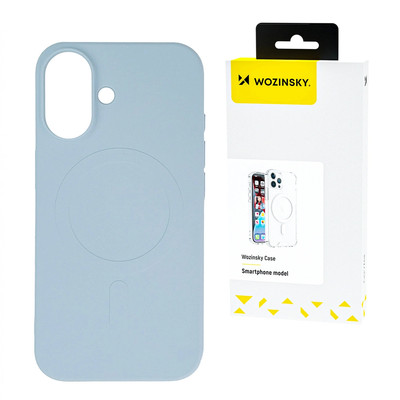 Wozinsky Liquid Silicone Case MagSafe for Samsung Galaxy S24 FE - light blue_0