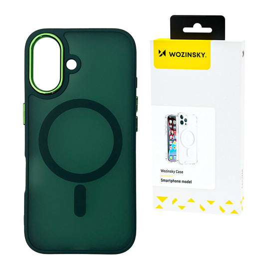 Wozinsky Fashion Case with MagSafe for Samsung Galaxy S24 FE - Green_0