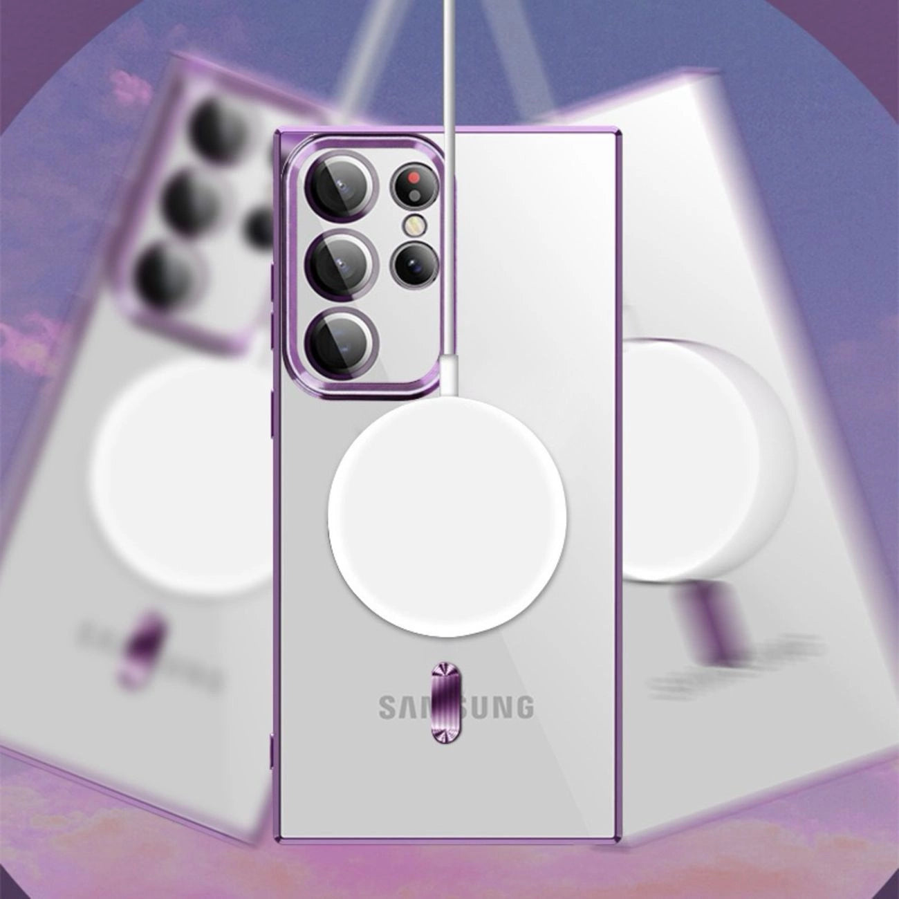 Wozinsky Electroplated Magsafe Case for Samsung Galaxy S24 FE - Blue_6