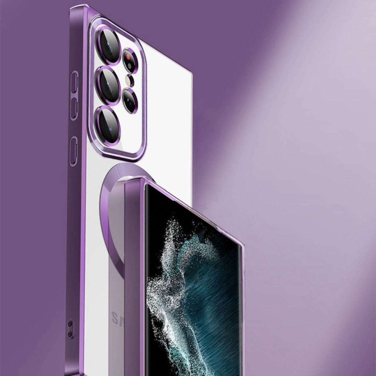 Wozinsky Electroplated Magsafe Case for Samsung Galaxy S24 FE - Pink_6