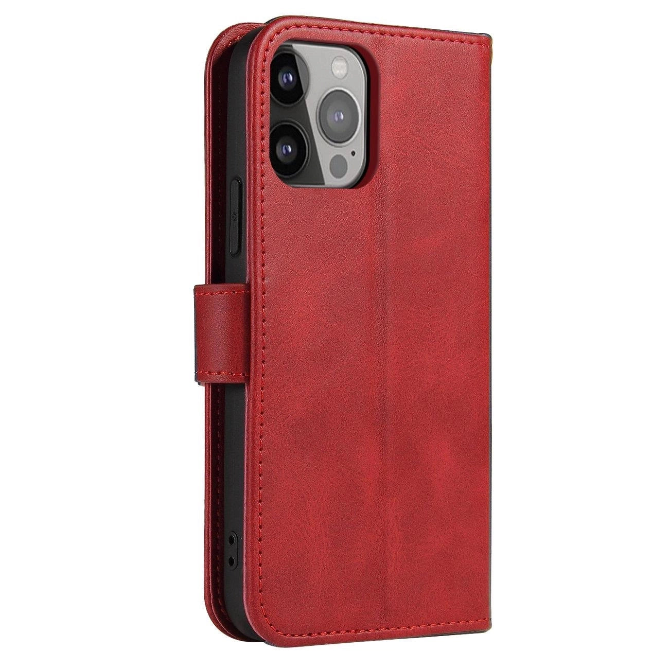 Magnet Case with flap for Samsung Galaxy A26 - red_4