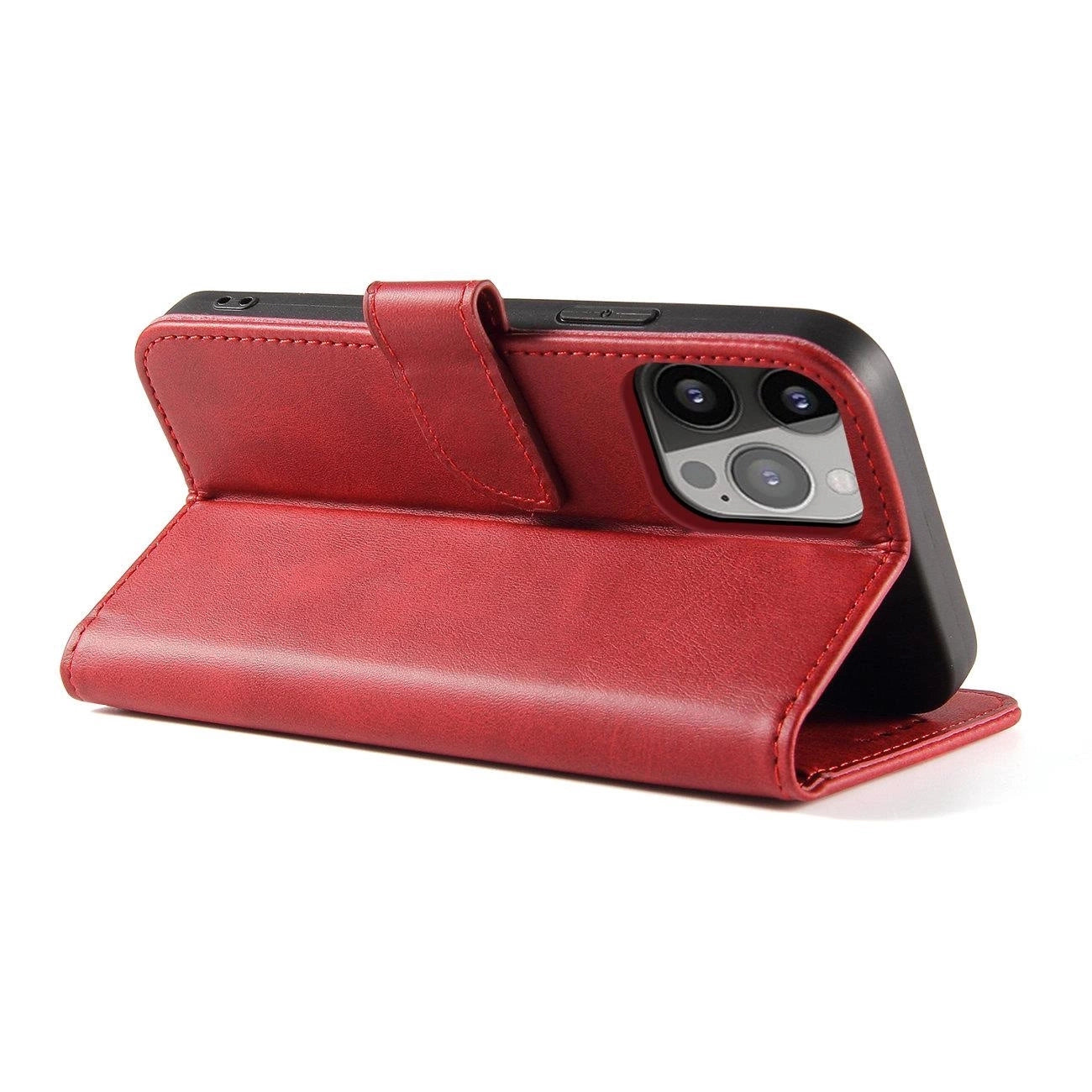 Magnet Case with flap for Samsung Galaxy A26 - red_5