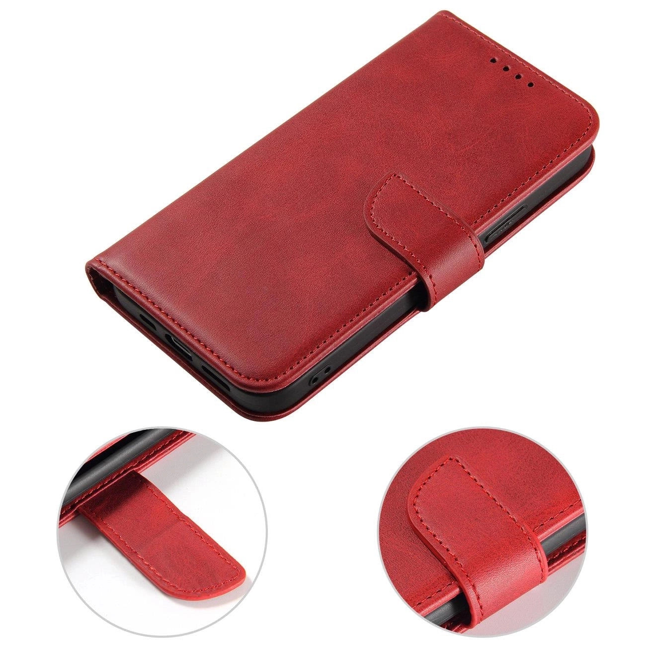 Magnet Case with flap for Samsung Galaxy A26 - red_6