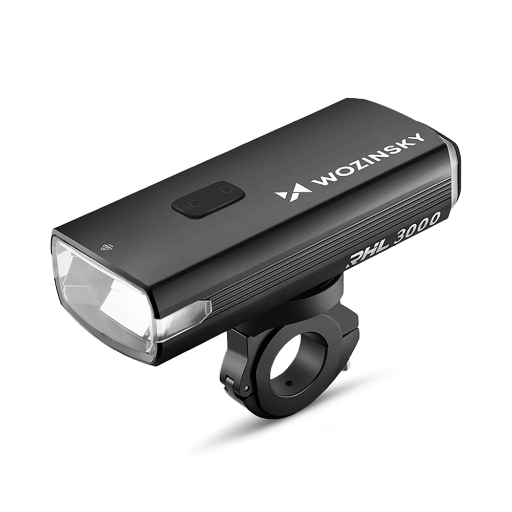 Wozinsky Front Bike Light + USB-C Cable (3000 lm) - Black_0