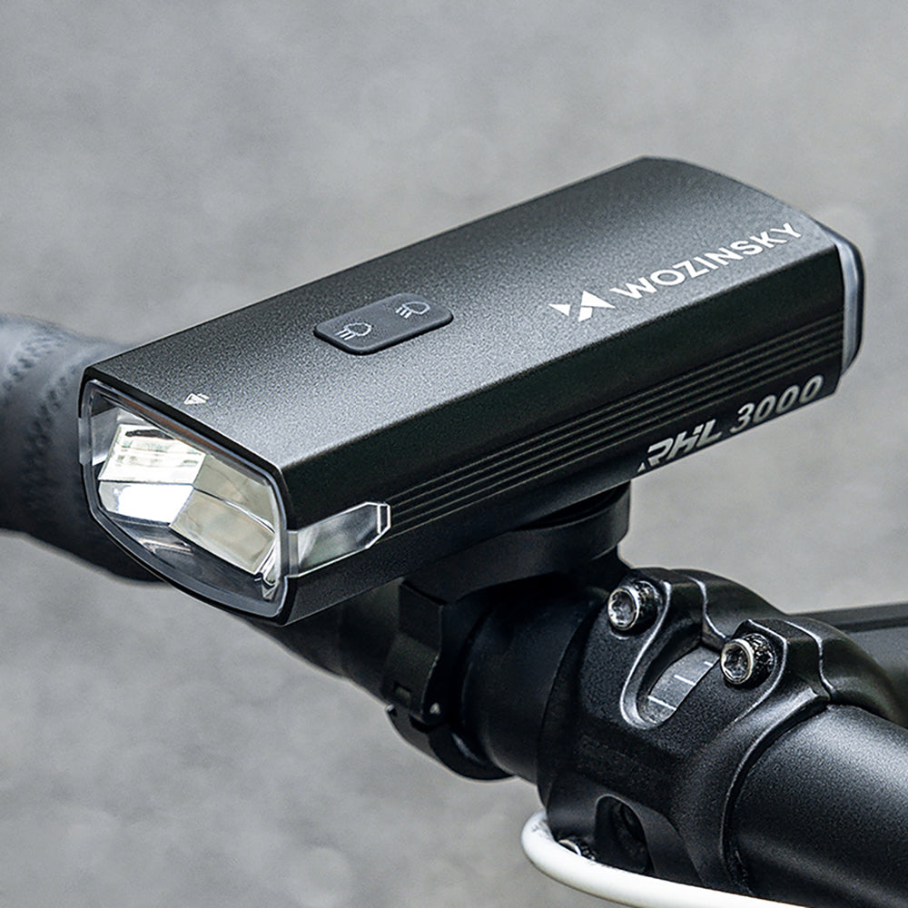 Wozinsky Front Bike Light + USB-C Cable (3000 lm) - Black_4