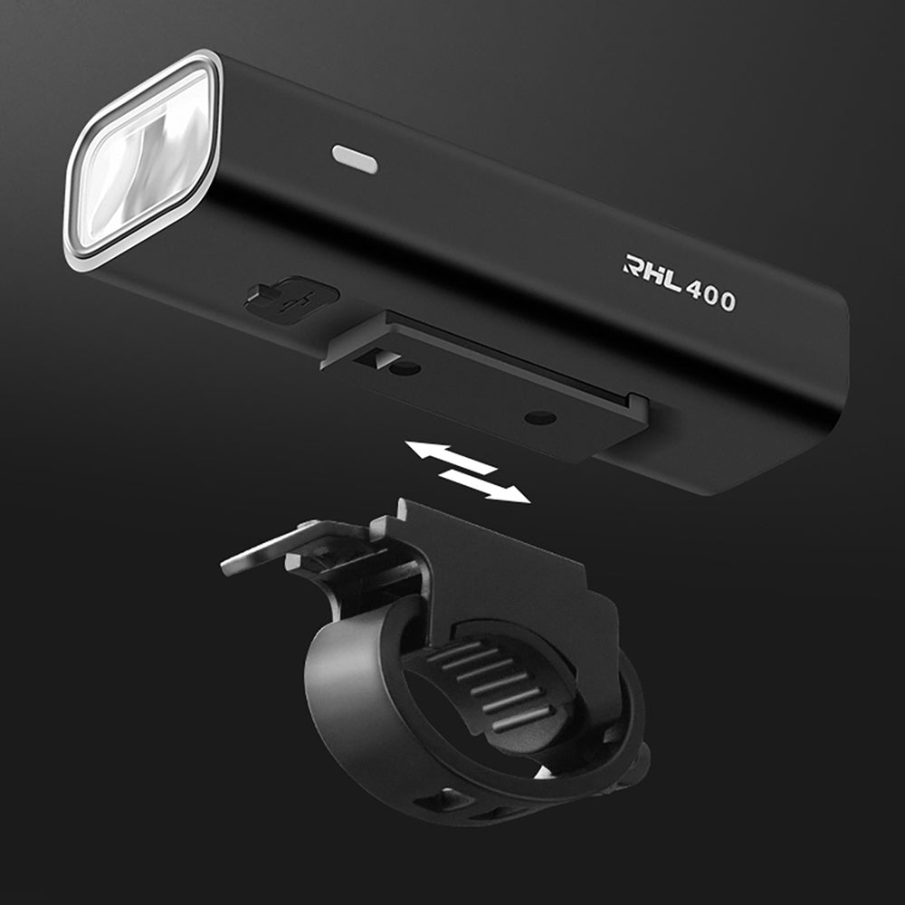 Wozinsky WSBLB2 Front (400 lm) and Rear USB-C Bike Light Set - Black_7