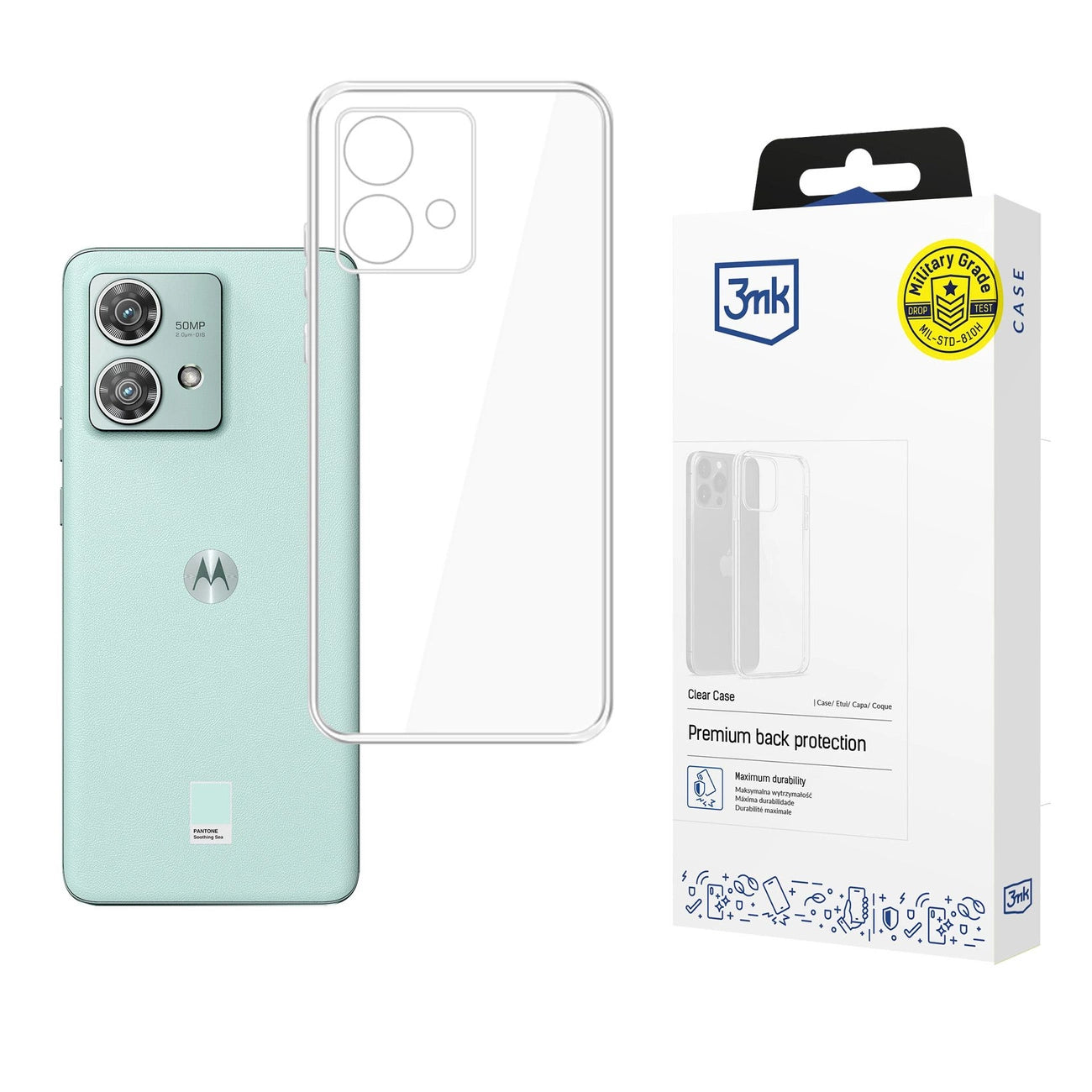 3mk Clear Case for Motorola Edge 40 Neo - transparent_0