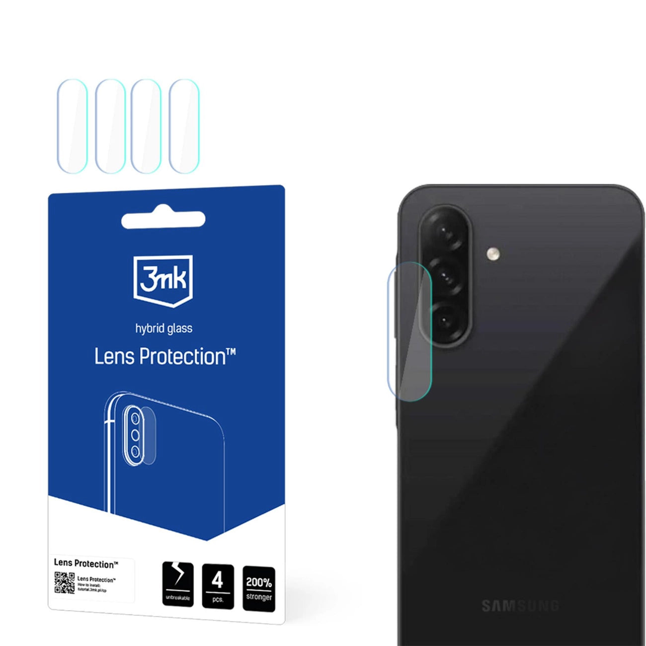 Hybrid Glass for Camera Lens 3mk Lens Protection for Samsung Galaxy A26 5G_0