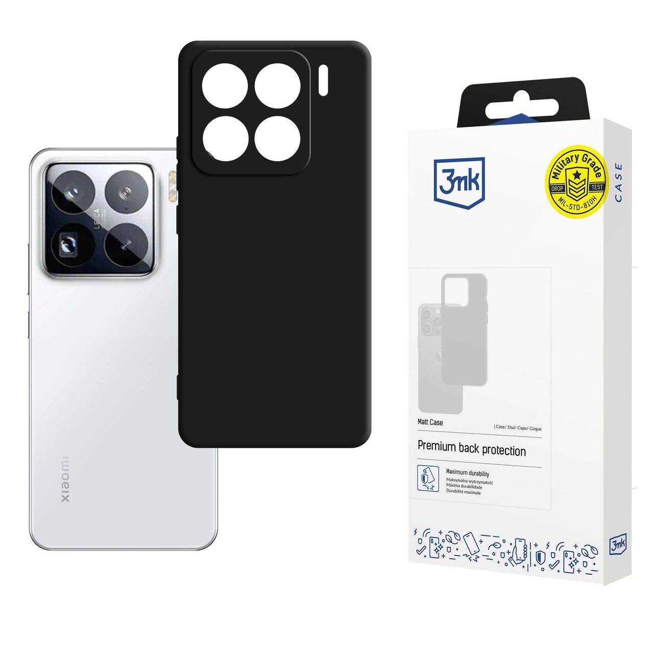 Etui 3mk Matt Case na Xiaomi 15 Pro - czarne_0