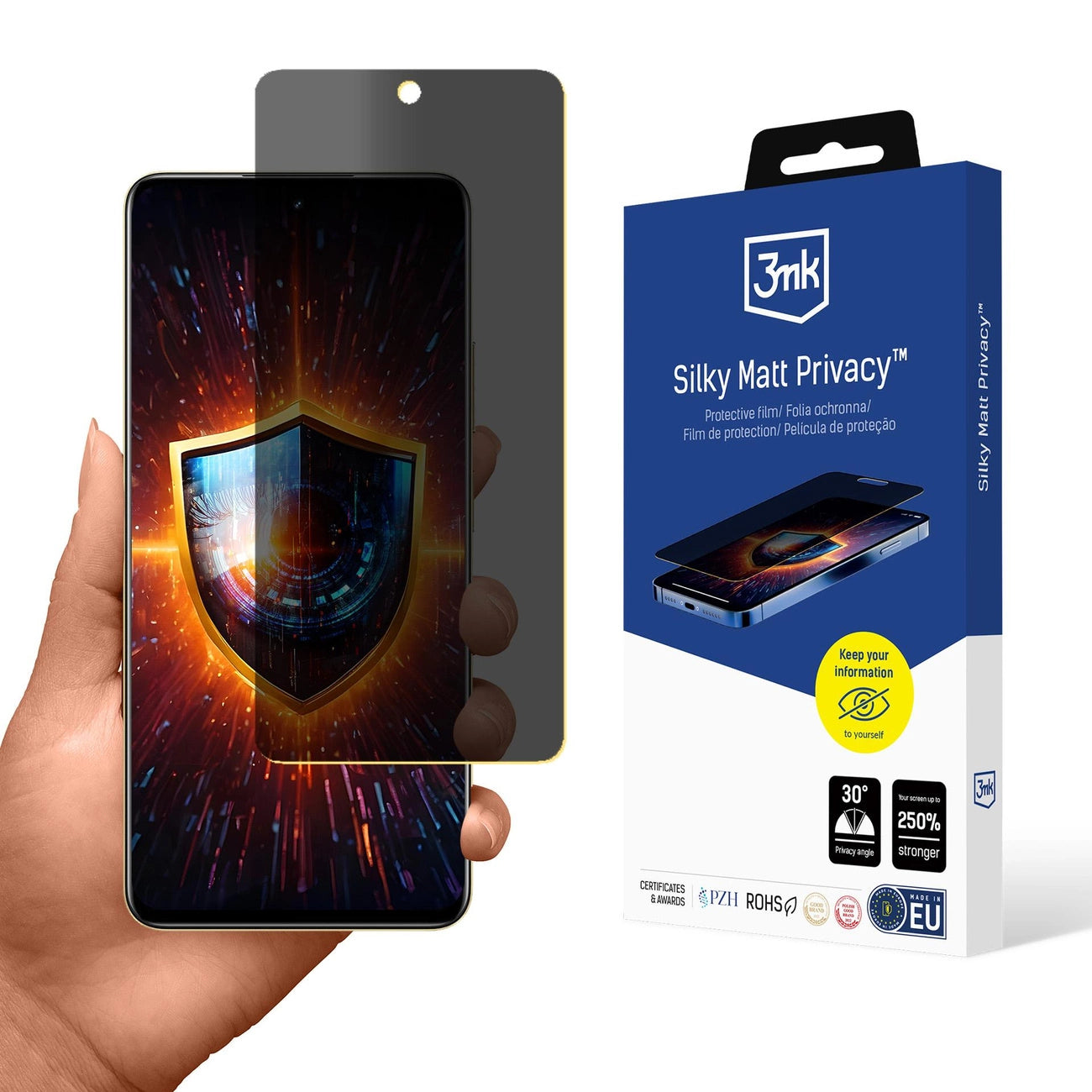 Folia ochronna prywatyzująca matowa 3mk Silky Matt Privacy na Realme 11_0