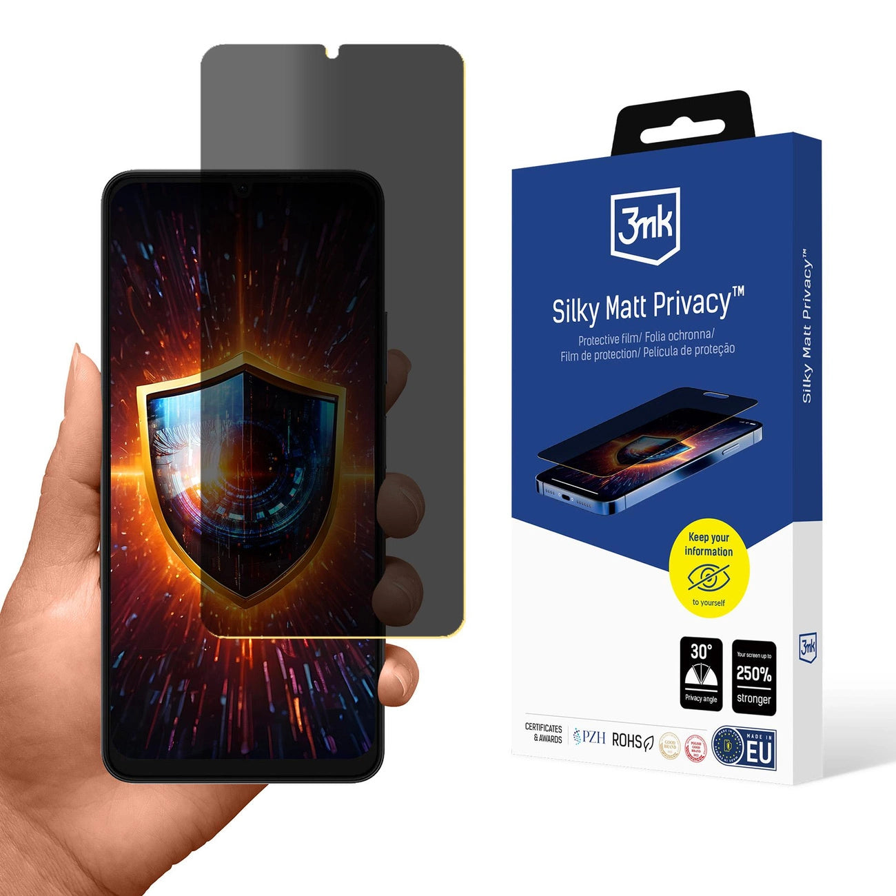 Folia ochronna prywatyzująca matowa 3mk Silky Matt Privacy na UleFone Note 20 Pro_0