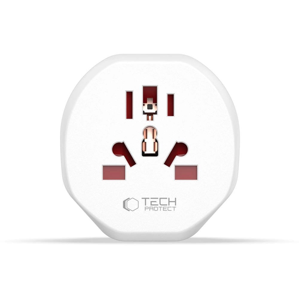 Przejściówka / adapter Tech-Protect Universal Travel Adapter na EU - biała_3
