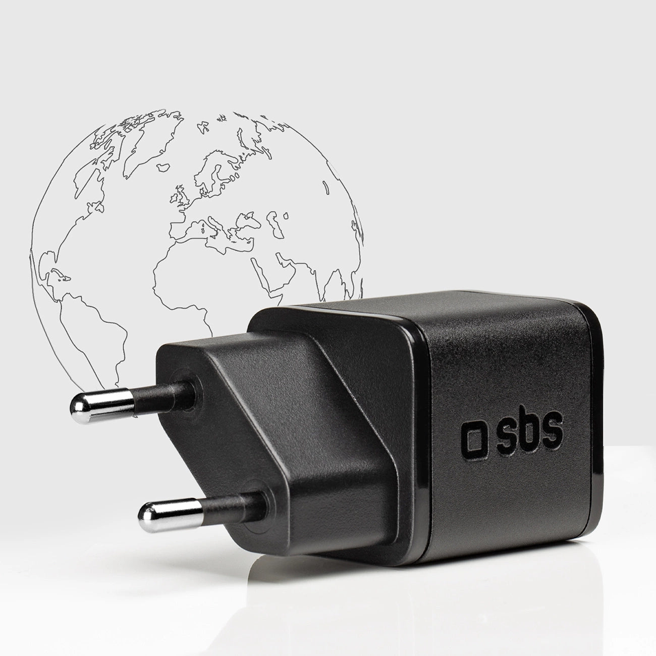 SBS TETRGAN1C20K 20W GaN USB-C Wall Charger with Power Delivery - Black_3