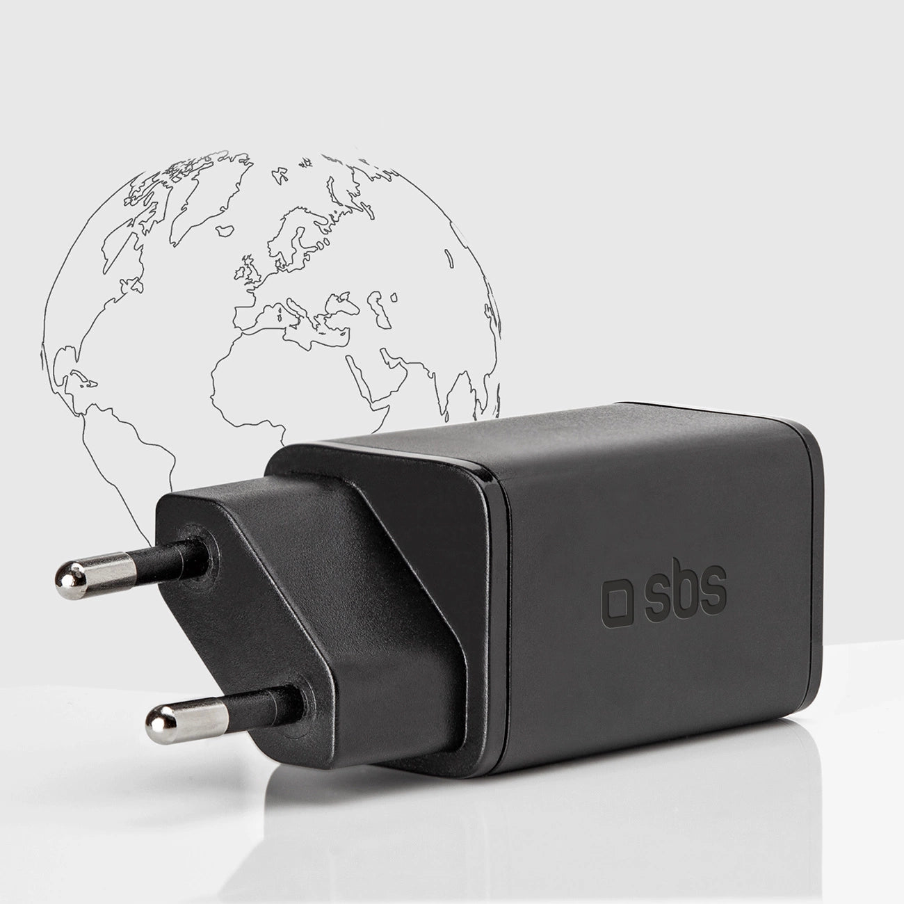 SBS TETRGAN1C45W 45W GaN USB-C Wall Charger with Power Delivery - Black_4