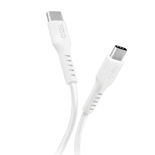 SBS TECABLETCC10W USB-C Cable - USB-C Power Delivery 25W 1 m - white_0