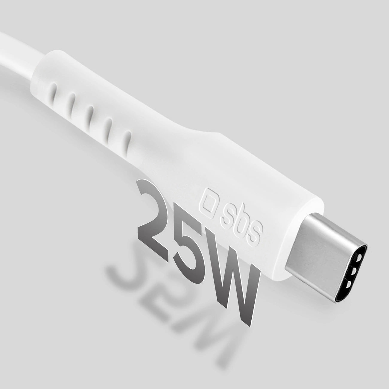 SBS TECABLETCC10W USB-C Cable - USB-C Power Delivery 25W 1 m - white_7