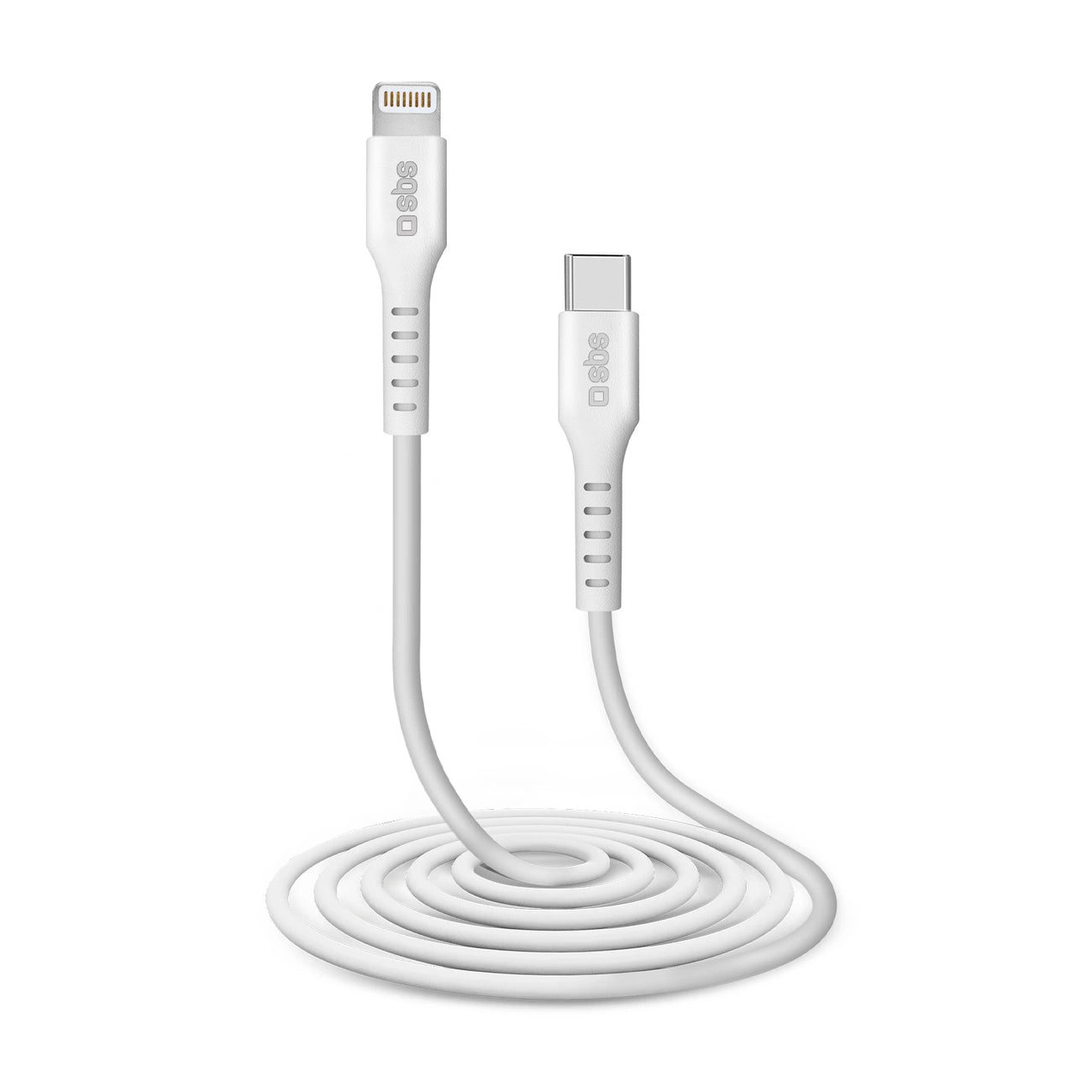 SBS TECABLELIGTC2W USB-C - Lightning Cable 2 m - White_1