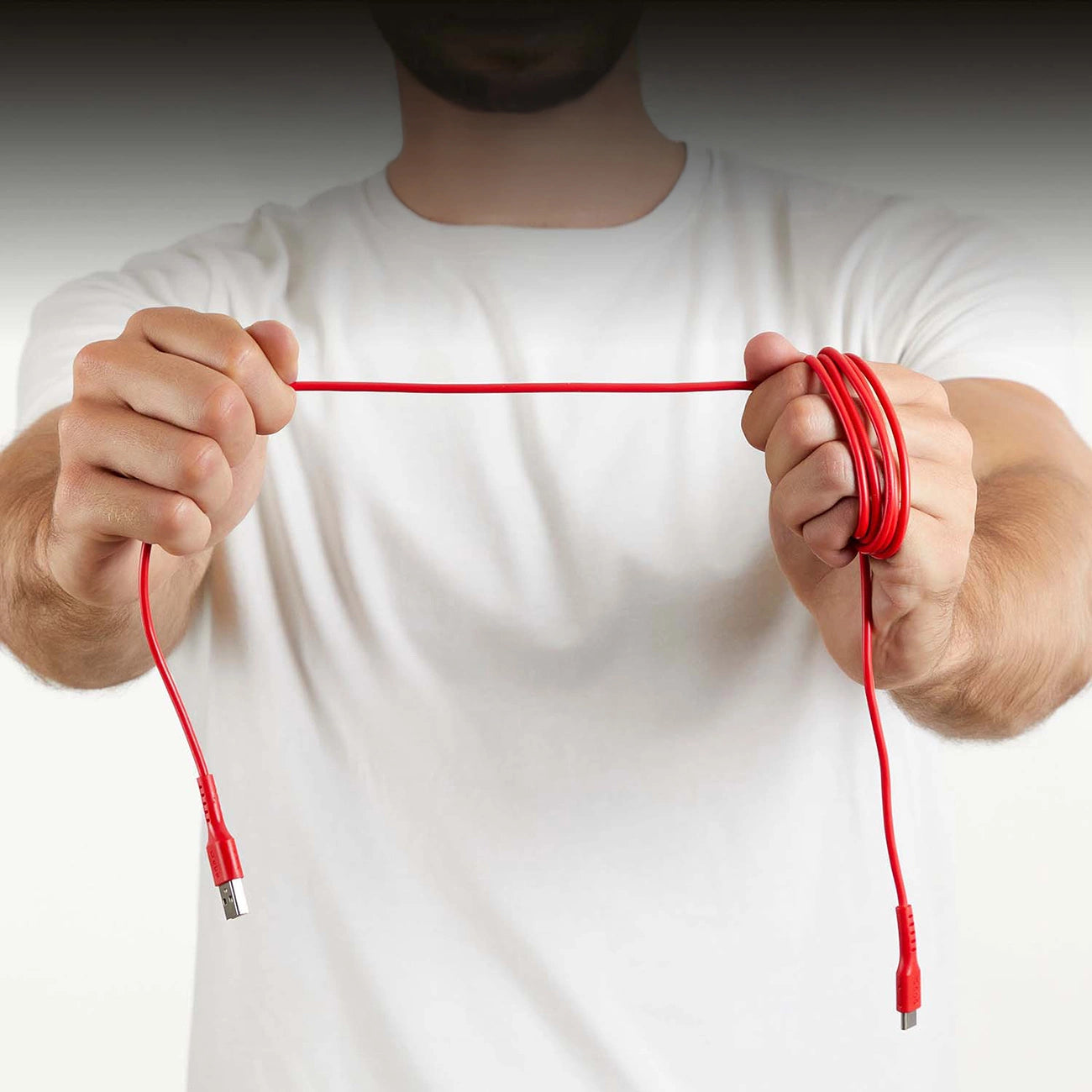 SBS TECABLEMICROC15R USB-A - USB-C Cable 1.5m - Red_3